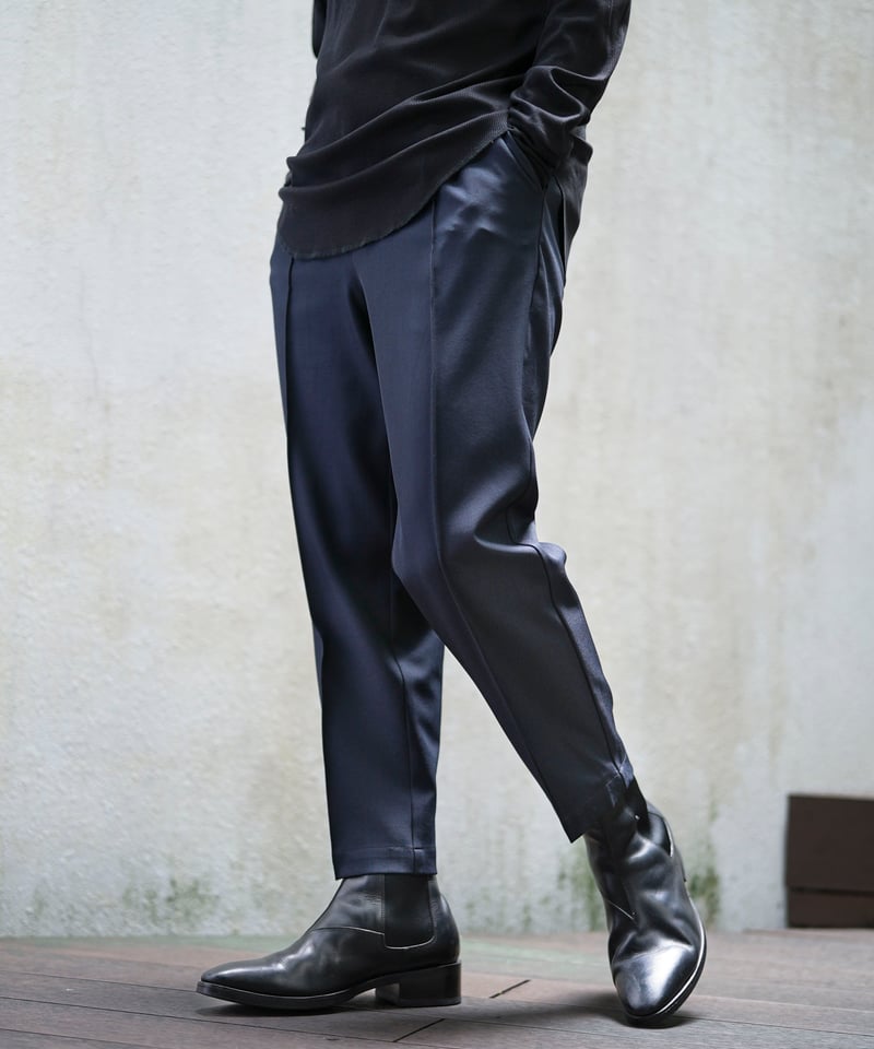 STANDARD WOOLY TWILL TAPERED SLACKS | MB -there