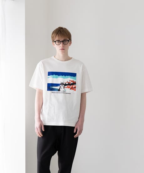 COM-ON ORIGINAL GRAPHIC S/S T-SHIRTS "BEACH”