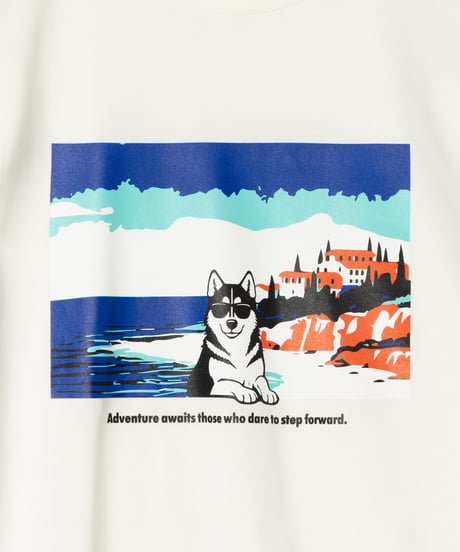COM-ON ORIGINAL GRAPHIC S/S T-SHIRTS "BEACH”