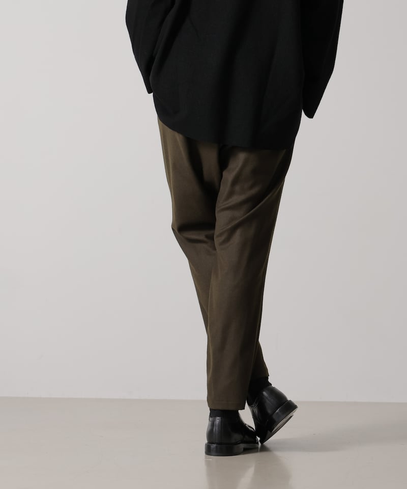 MB ULTIMATE FABRIC 梳毛カシミヤ ストレッチフラノ サルエル