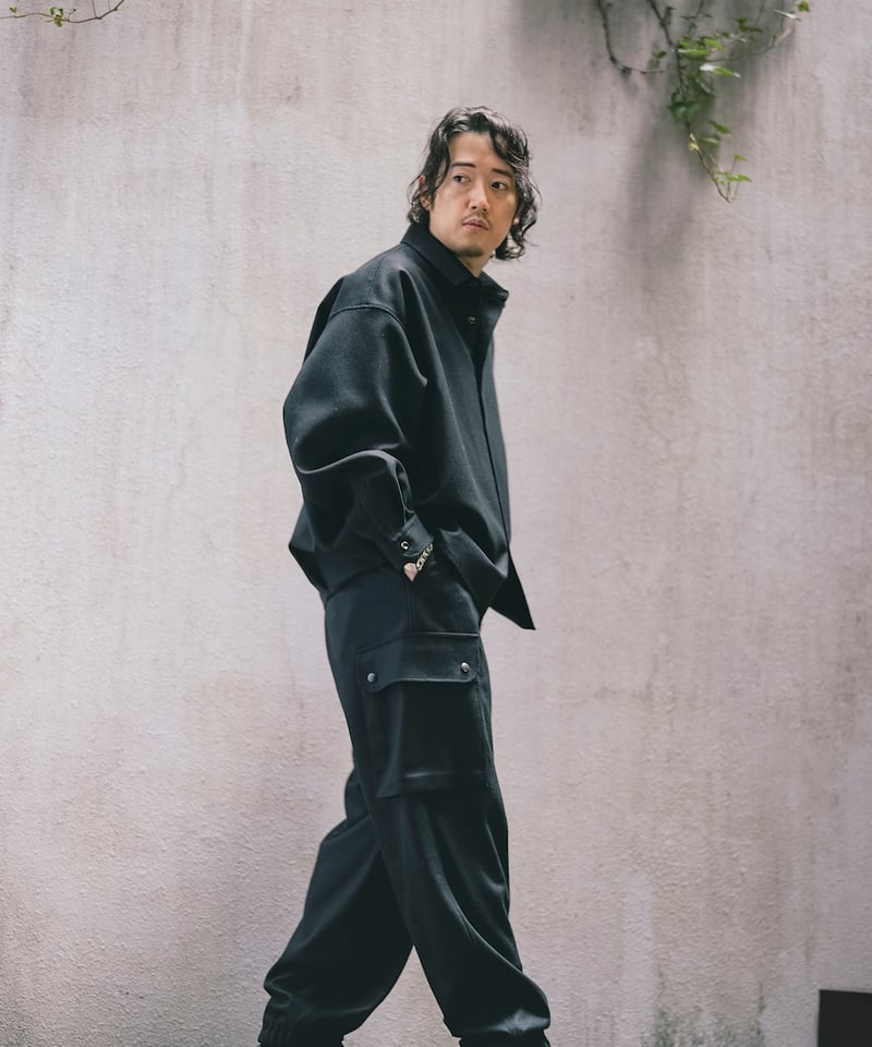 【週末価格】1comoli ウールリネン6ポケットパンツ .M47 COMOLI ブラック 6ポケットパンツ | Less Higashikawa