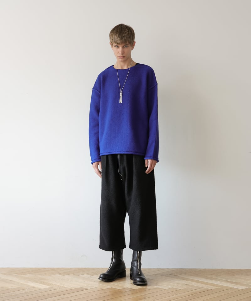 MB ULTIMATE FABRIC ウール縮絨サルエルパンツ by LANIFICIO B