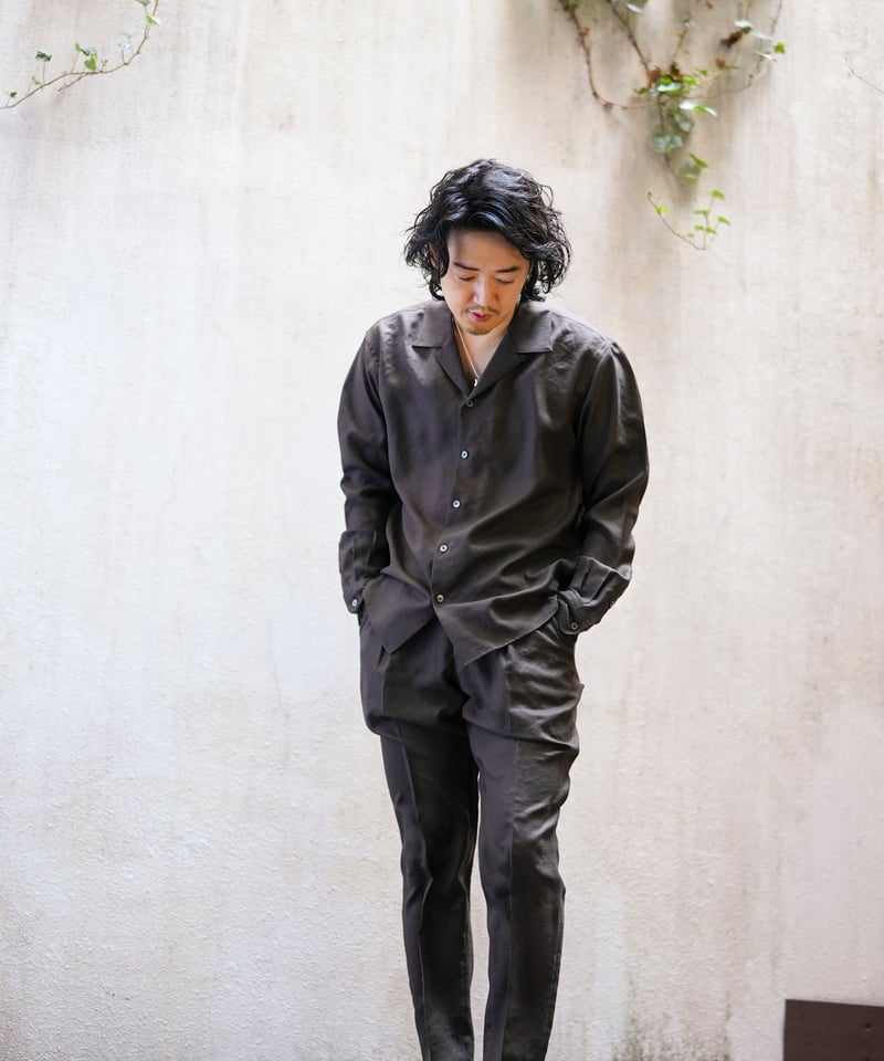 MB ULTIMATE FABRIC オープンカラーシャツ fabric by soalon