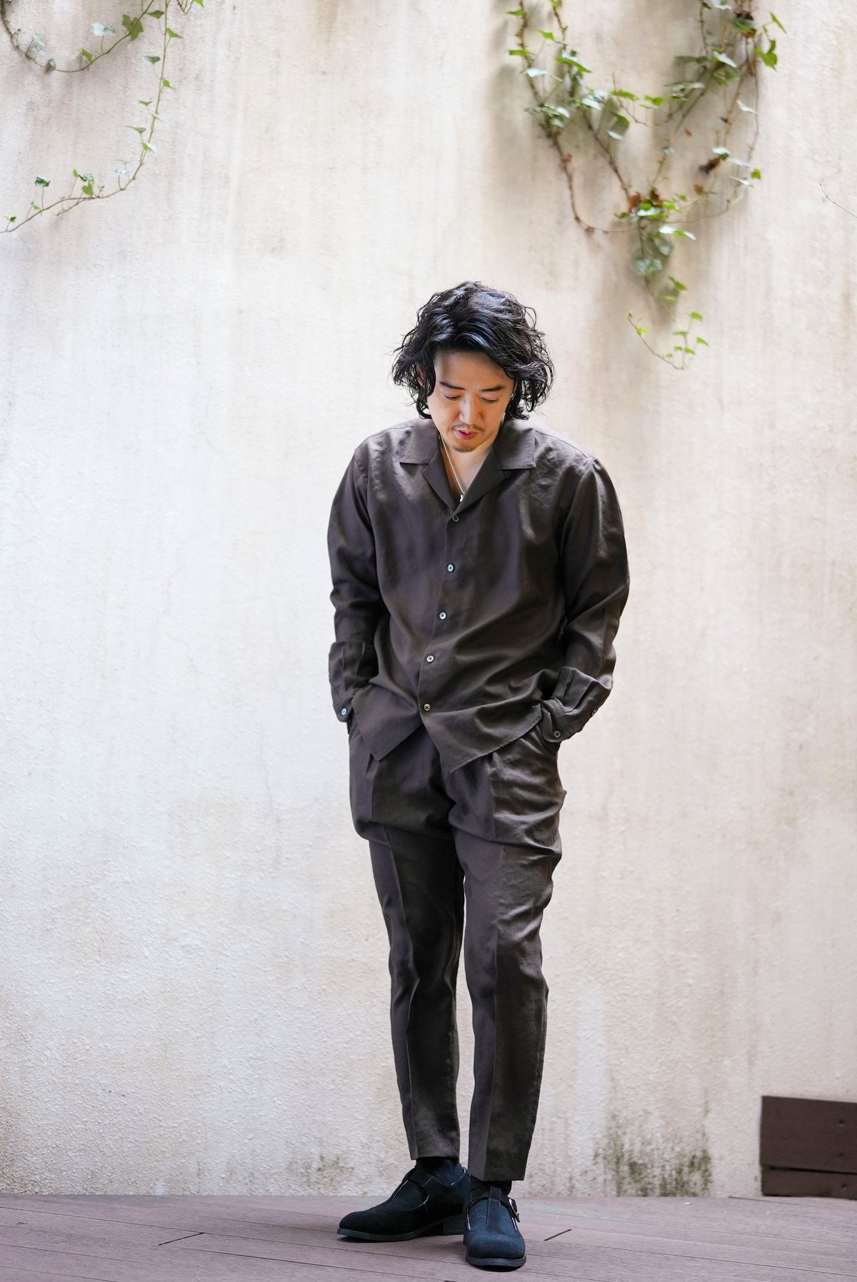 MB ULTIMATE FABRIC オープンカラーシャツ fabric by soalon