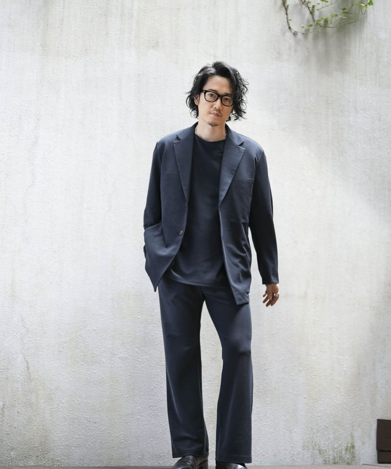 MBナロープリーツテーラードジャケット ネイビーL MBナロープリーツテーラードジャケット | MB -there is a reason for