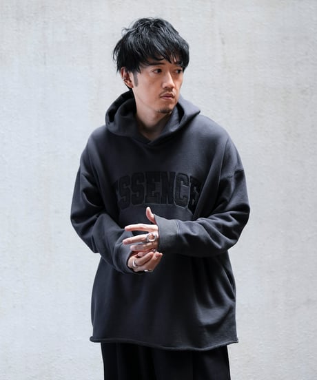 MBハイエンド ヴィンテージレタードフーディー"ESSENCE”