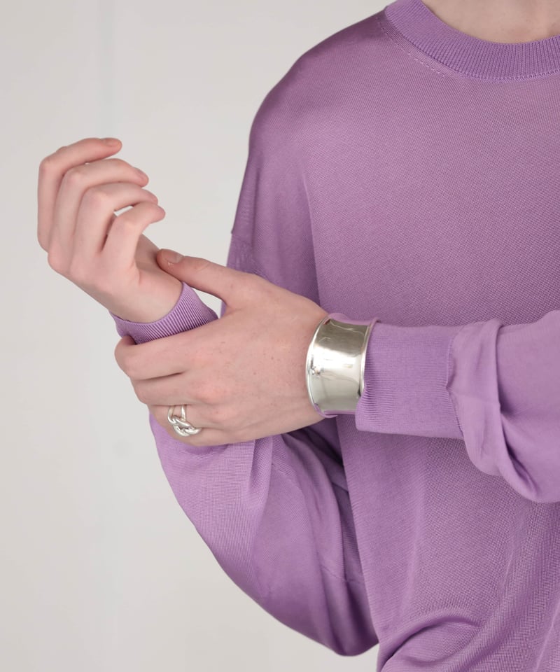 OX JEWELRY High-End SILVER CURVE BANGLE | MB -t OX JEWELRY High-End SILVER CURVE BANGLE | MB -t