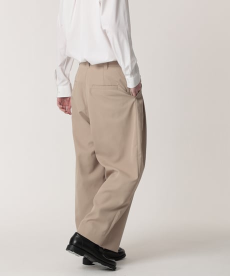 MBハイエンド ベーシックワイドスラックス MORE THAN COTTON