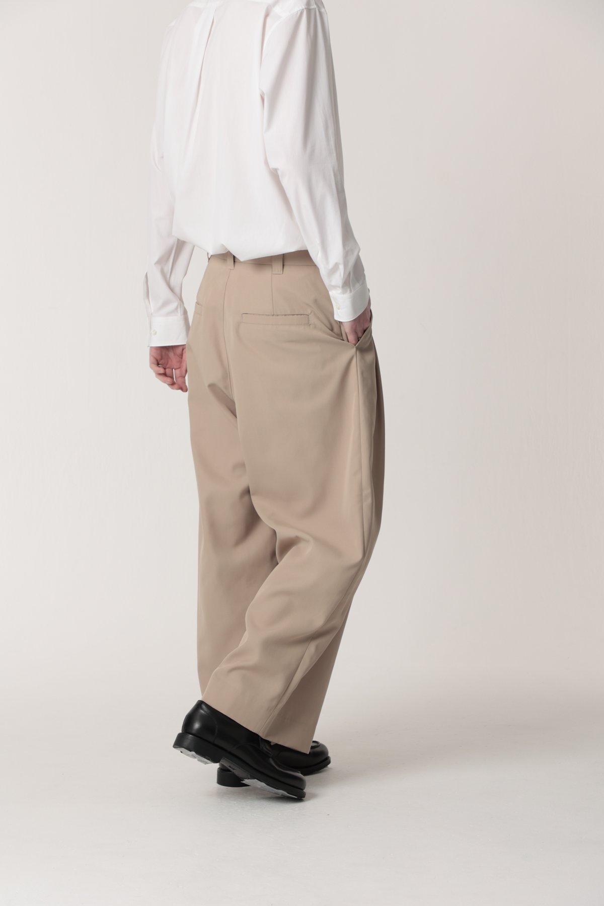 MBハイエンド ベーシックワイドスラックス MORE THAN COTTON MBハイエンド ベーシックワイドスラックス MORE THAN COTTON