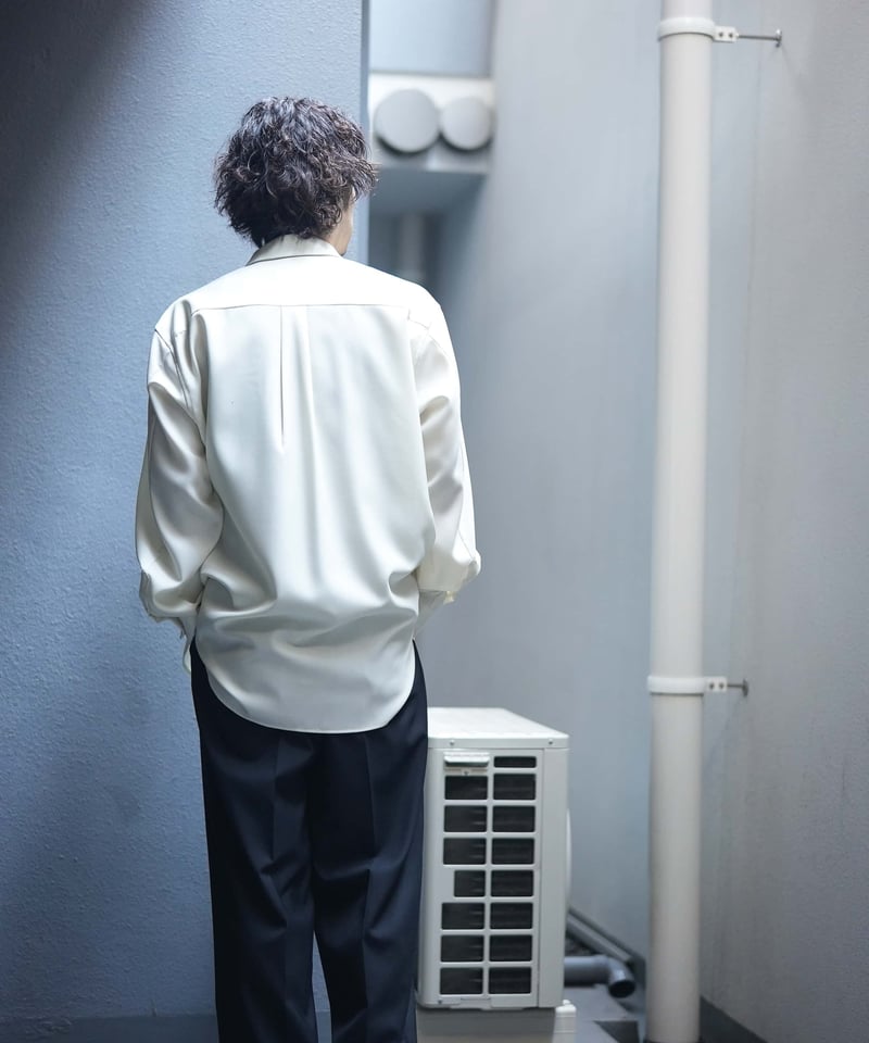 4/26アーカイブ発売】MBハイエンド尾州ウールシャツ（リラックス