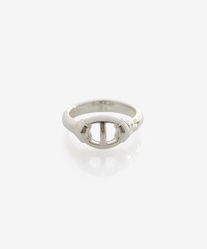 OX JEWELRy Center Anchor Chain Classic Ring(sma