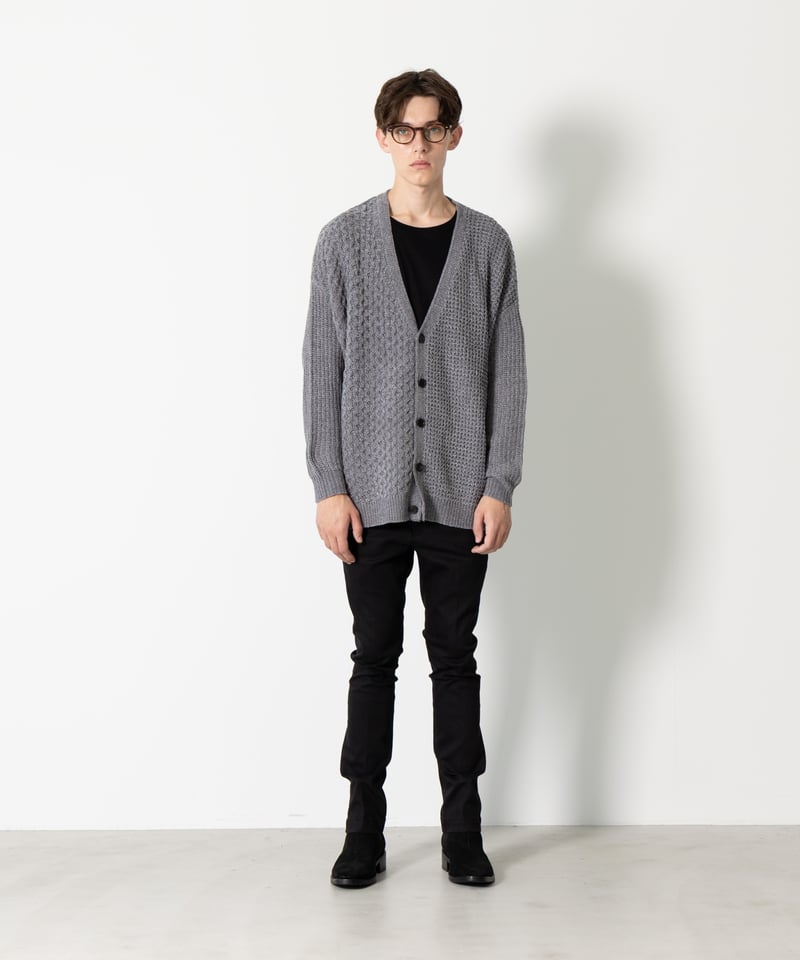 MB STANDARD ヴィンテージ グランジニットカーディガン | MB -there is