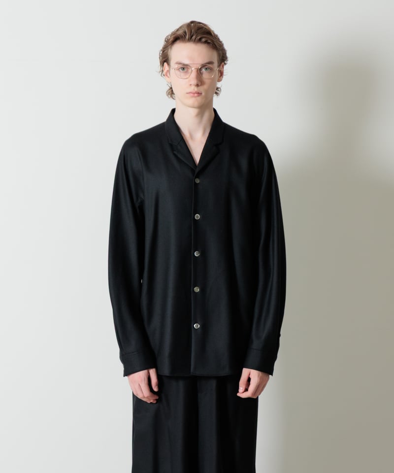 MB ULTIMATE 尾州ウール オープンカラーシャツアウター | MB -there is