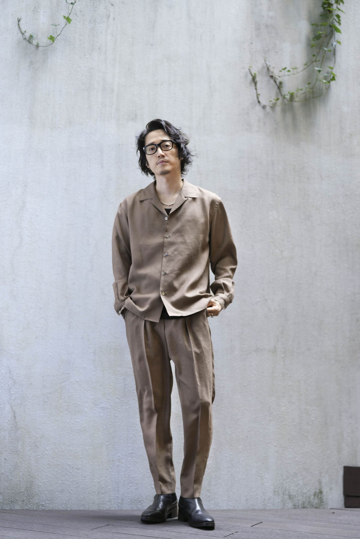 MB ULTIMATE FABRIC オープンカラーシャツ by soalon | MB -t MB ULTIMATE FABRIC オープンカラーシャツ by soalon | MB -t