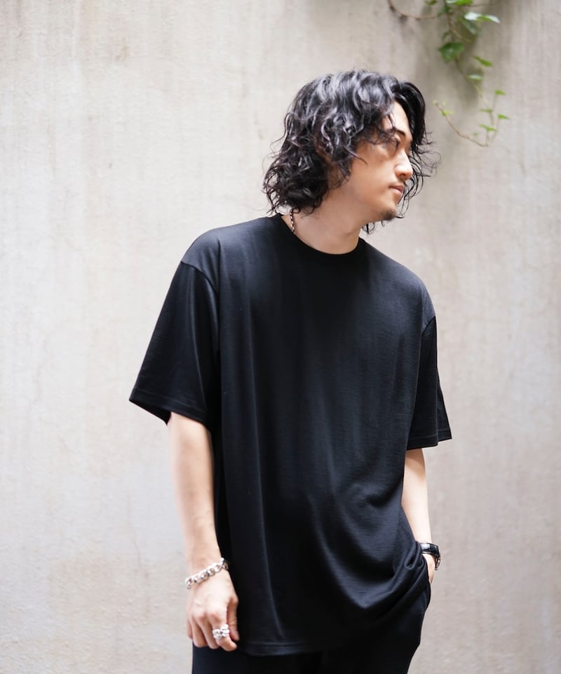 MBハイエンド尾州ウールTシャツ ビッグサイズモデル | MB -there is a