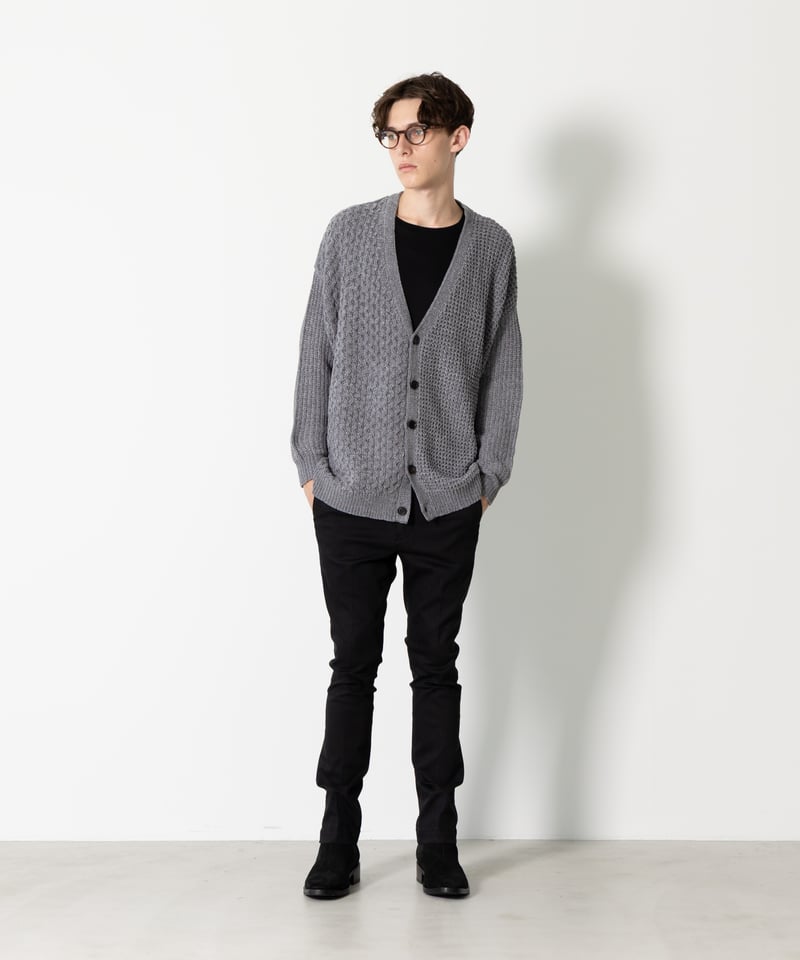 MB STANDARD ヴィンテージ グランジニットカーディガン | MB -there is