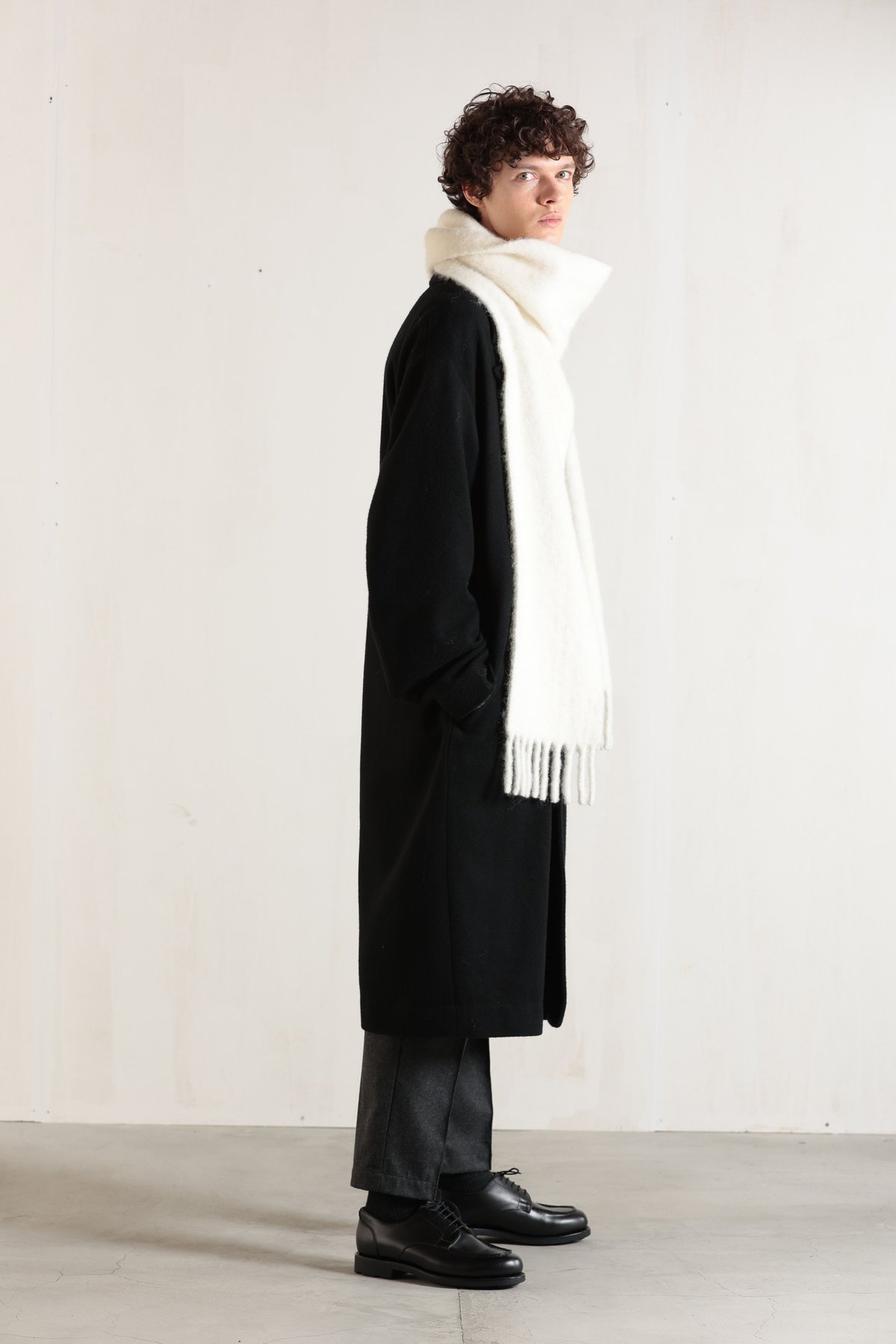 MB ULTIMATE FABRIC アルパカロングマフラー Fabric by Italy MB ULTIMATE FABRIC アルパカロングマフラー Fabric by Italy