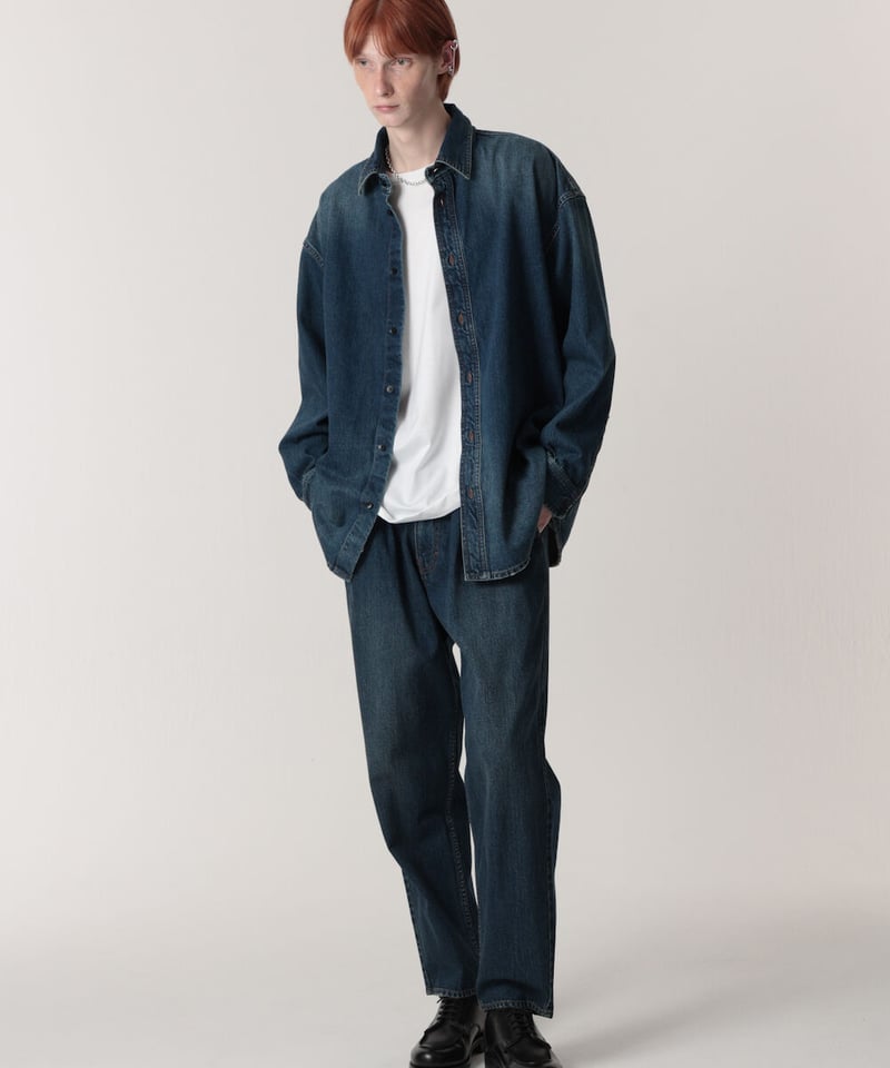 MB OKAYAMA DENIM ハイエンドヴィンテージテーパードパンツ by SHOWA |