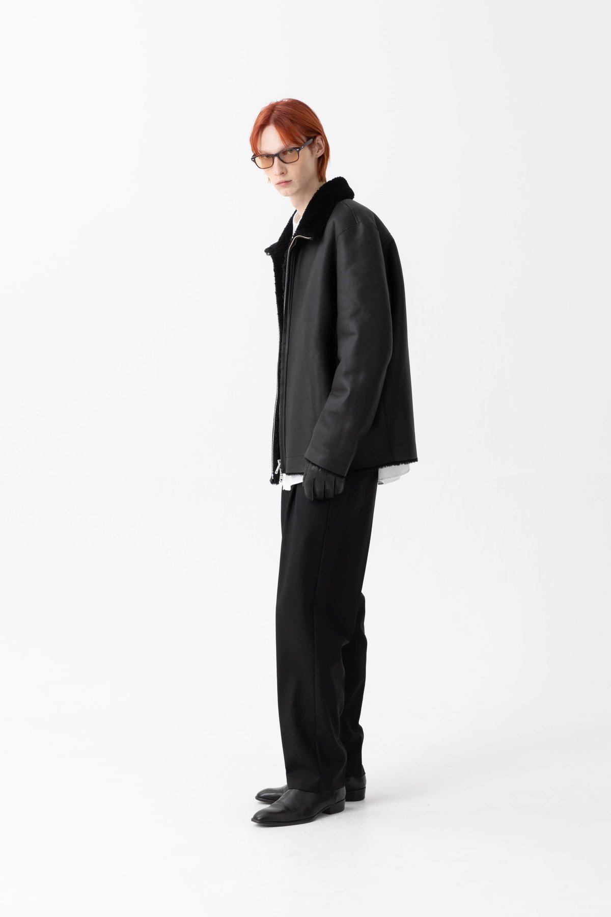 MB ULTIMATE FABRIC パーマネントレザーグローブ/ディアスキンカシミア 