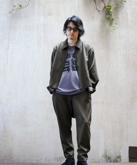 STANDARD WOOLY TWILL  CUT OFF CROPPED BLOUSON