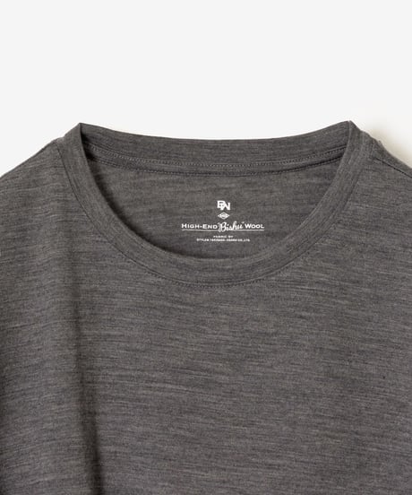 MBハイエンド尾州ウールTシャツ ジャストフィットモデル