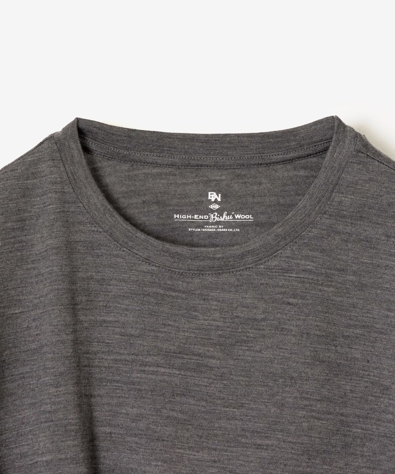 MBハイエンド尾州ウールTシャツ ジャストフィットモデル | MB -there