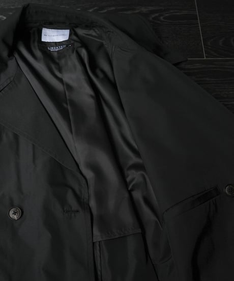 MB ULTIMATE FABRIC  MEMORY TWILL シングルトレンチコート by LIMONTA ITALY