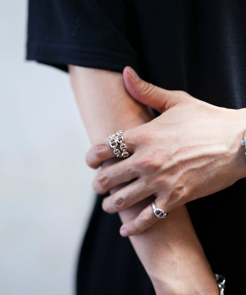 OX JEWELRy Anchor Chain Classic Double Ring | M