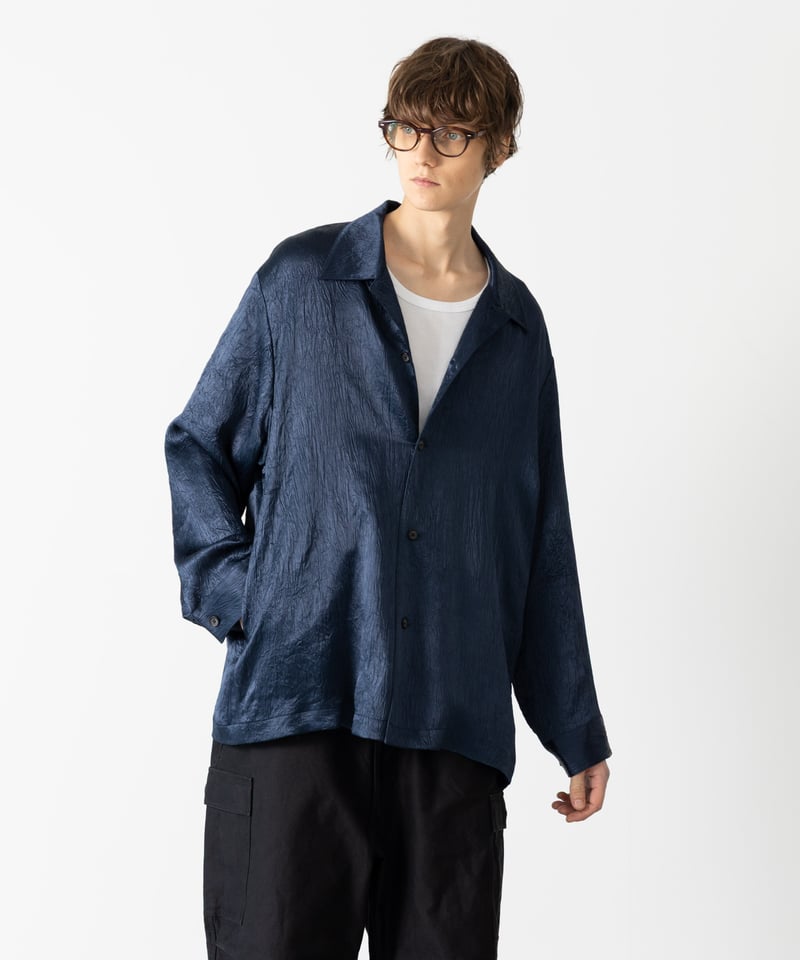 MBハイエンド 紺ブレザー Mサイズ MBハイエンド ワッシャーサテンブルゾン | MB -there is a reason fo