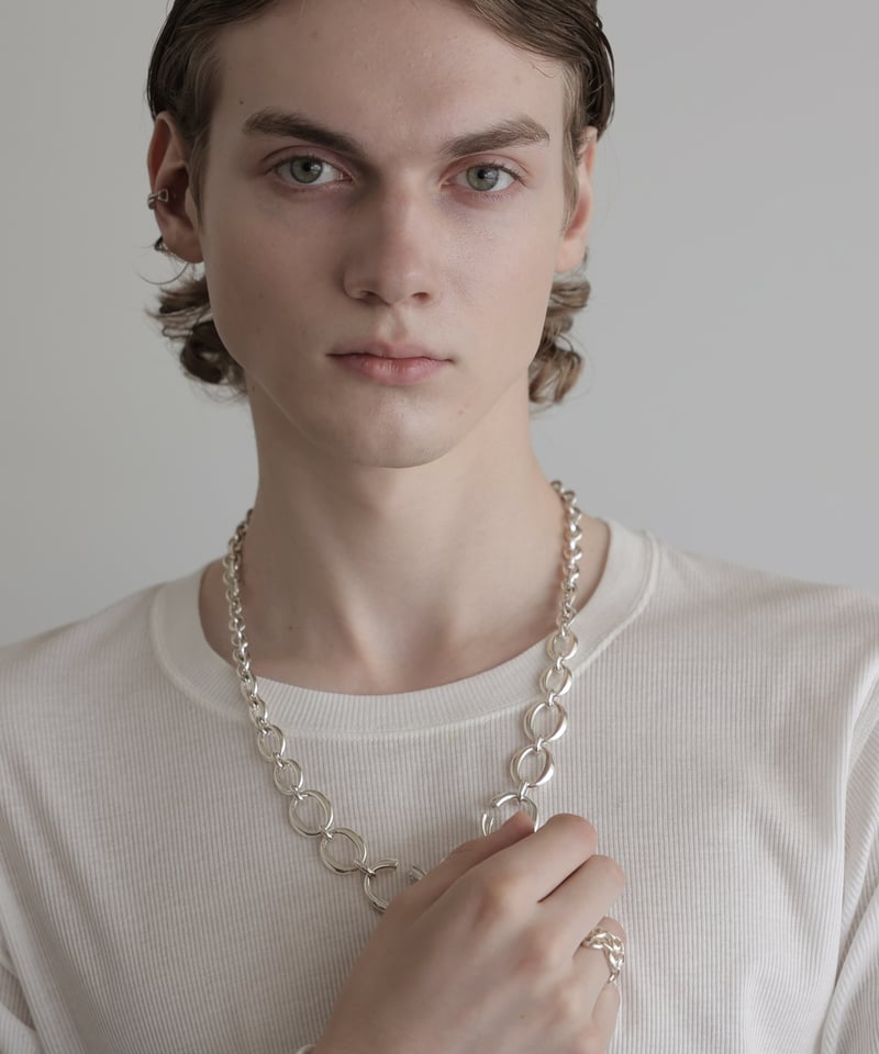 MB OX JEWELRy Chain Necklace ヴィンテージシルバー OX JEWELRy Chain Necklace ヴィンテージシルバー エムビ MB OX
