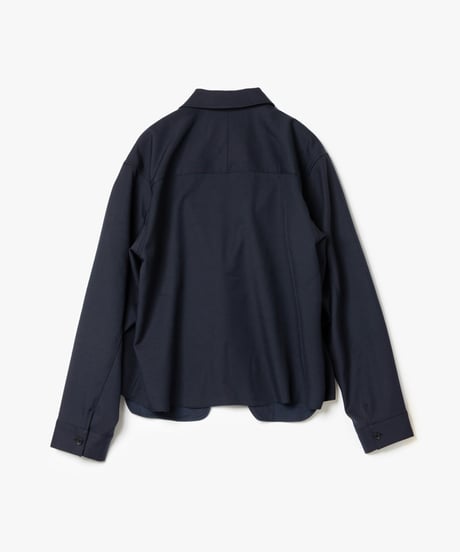 STANDARD WOOLY TWILL  CUT OFF CROPPED BLOUSON