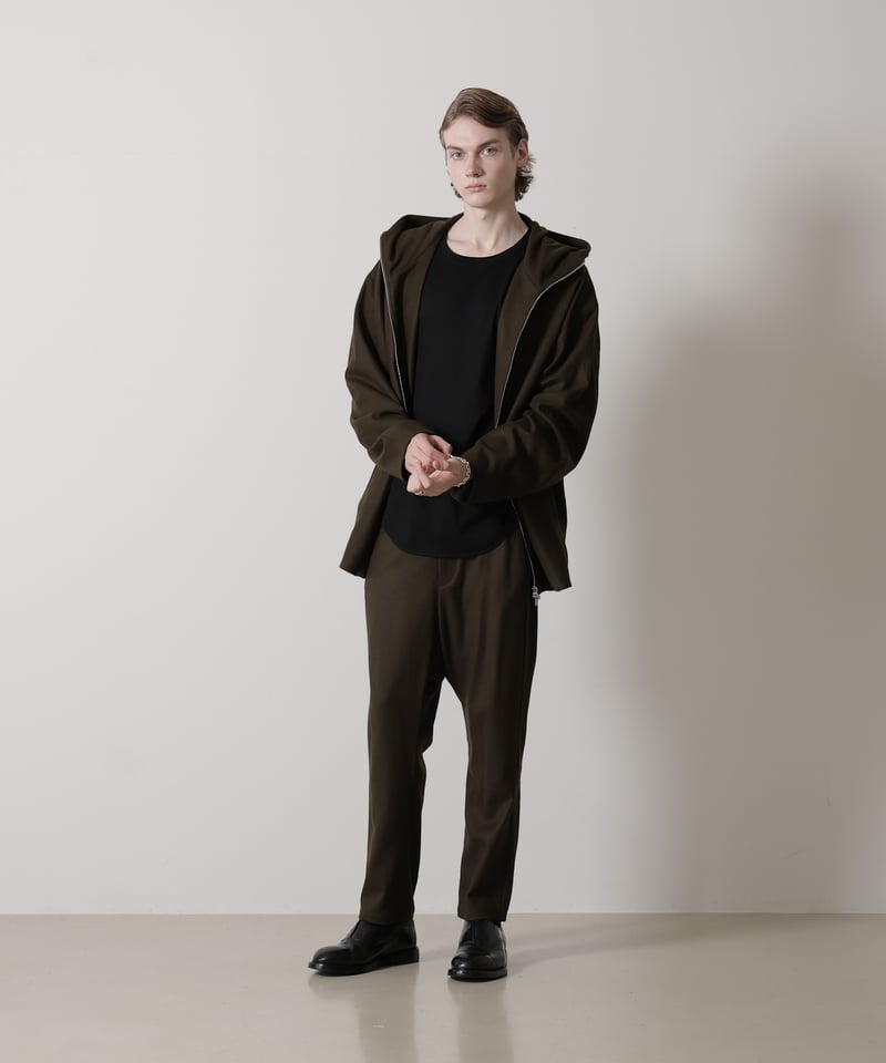 MB ULTIMATE FABRIC 梳毛カシミヤ ストレッチフラノ サルエル