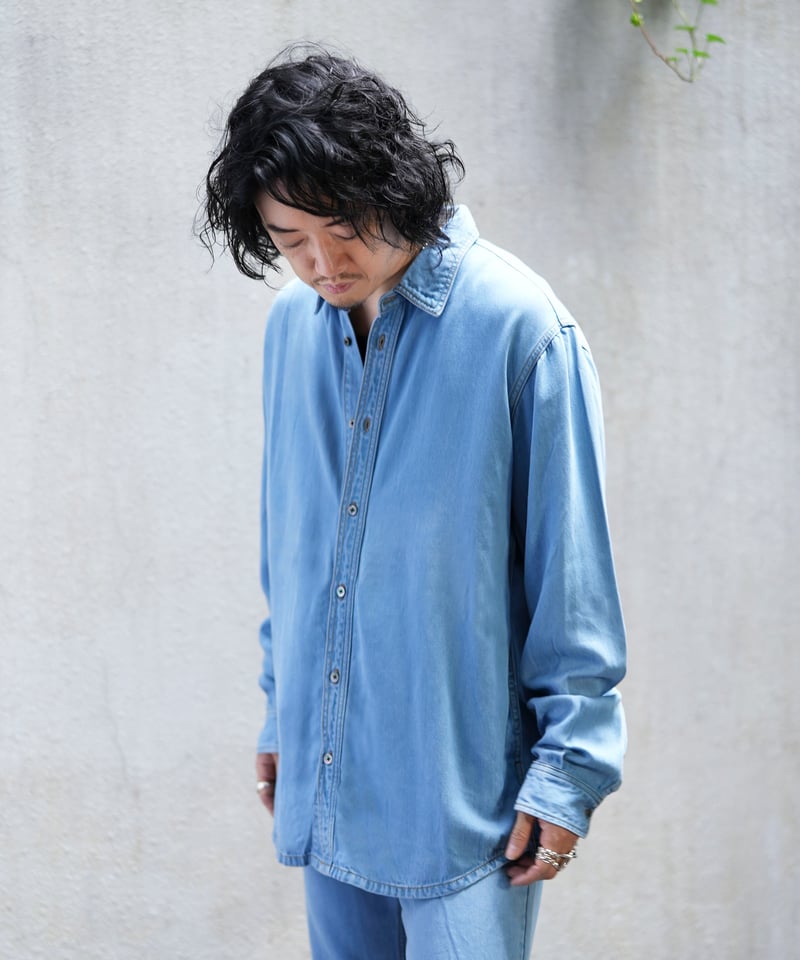 MB ハイエンドVINTAGE リヨセルデニムシャツ | MB -there is a rea