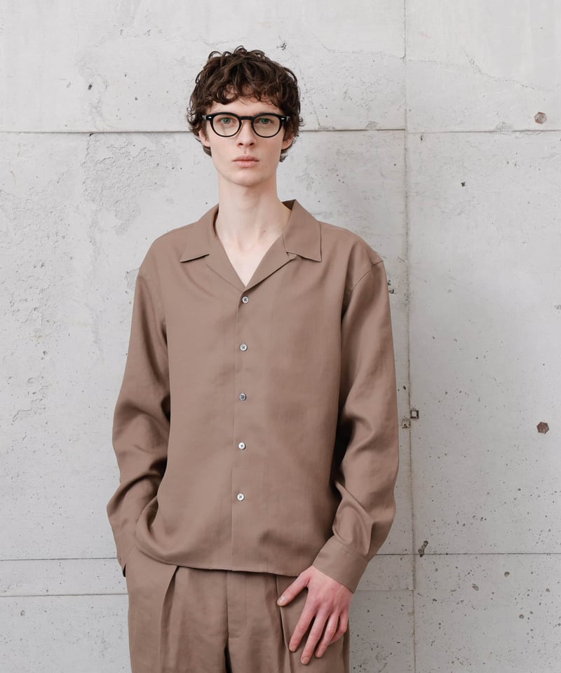 MB ULTIMATE FABRIC オープンカラーシャツ by soalon | MB -t