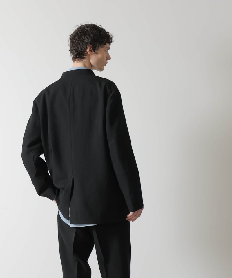 中古] MB ハイエンド 尾州ウールジャケット セットアップ ブラック L