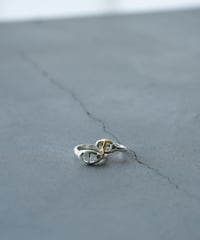 OX JEWELRy Center Anchor Chain Classic Ring(small)（silver）