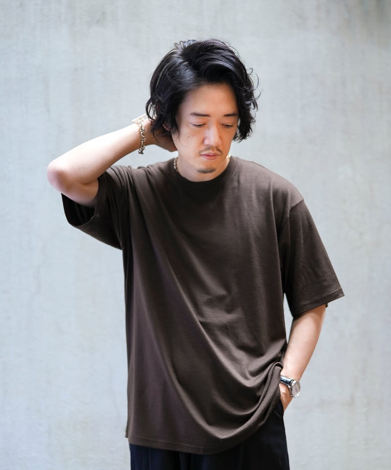 MBハイエンド尾州ウールTシャツ半袖