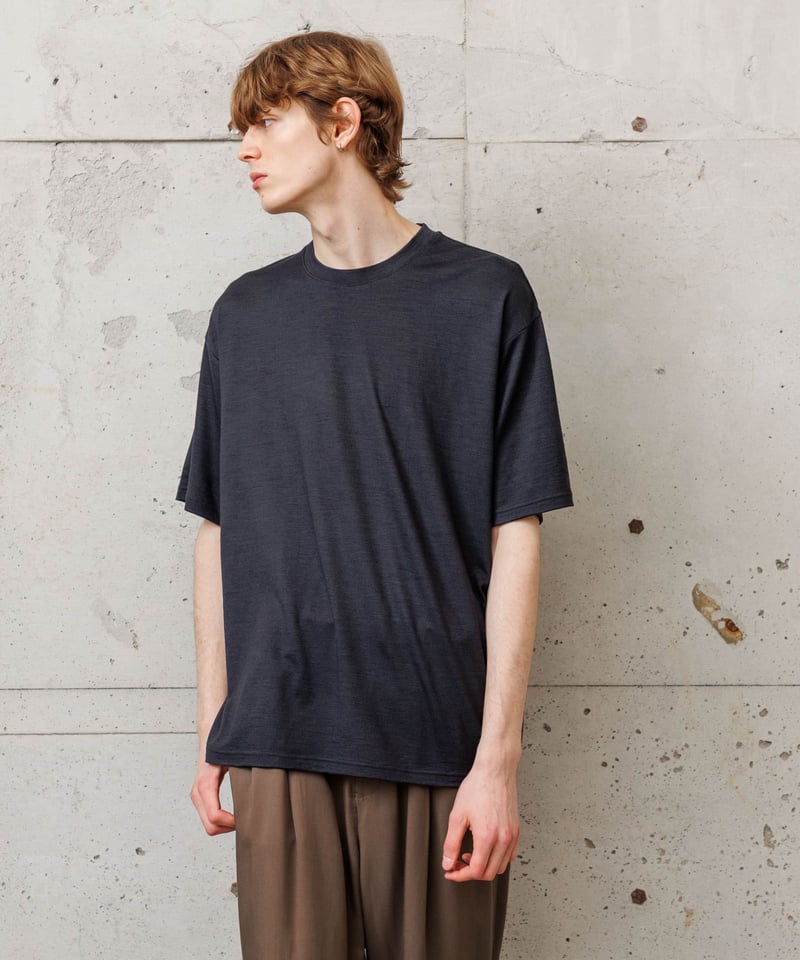 MBハイエンド尾州ウールTシャツ ビッグサイズモデル | MB -there