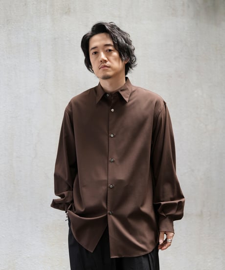 MBハイエンド尾州ウール Super140's ULTRAFINE WOOL パーマネントシャツ