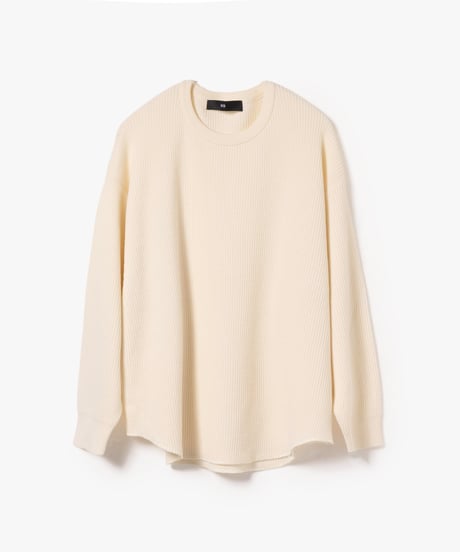 【6/14発売】ULTIMATE FABRIC HIGH TWIST EXTRA FINE MERINO WOOL WAFFLE CREW NECK by UMEDA NIIGATA