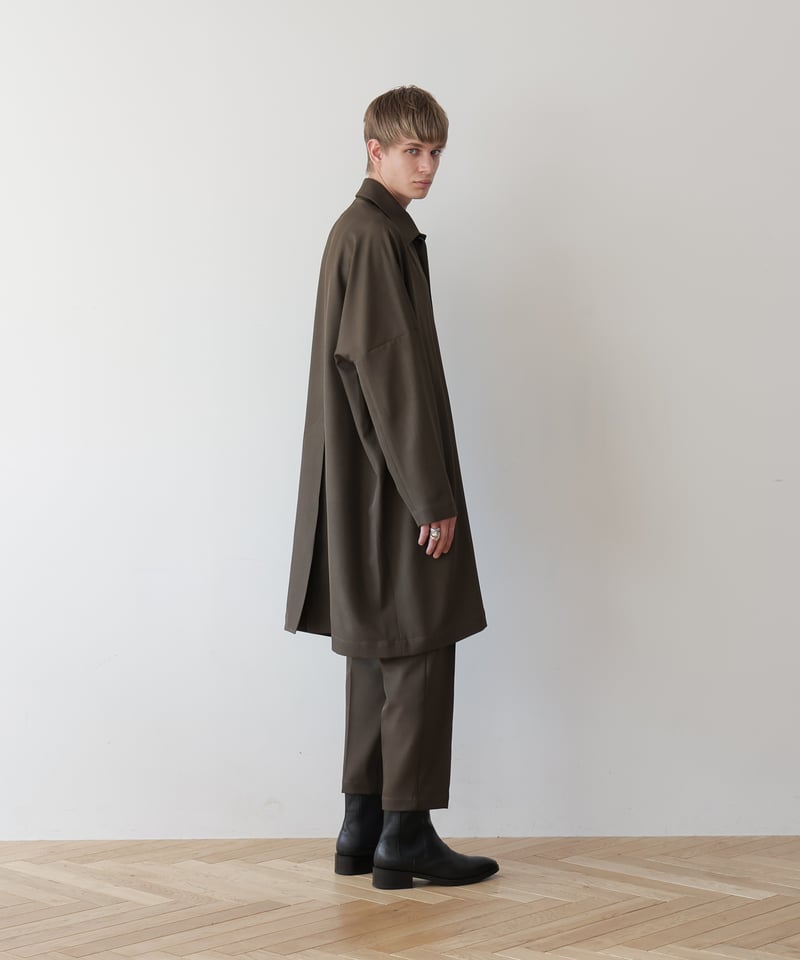 Y*n様 INSILENCE グレー バルマカーンコート N.HOOLYWOOD - BALMACAAN COAT （GRAY） / ステンカラー コート