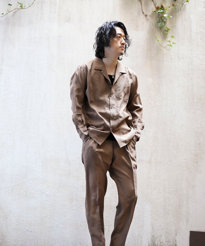 MB ULTIMATE FABRIC オープンカラーシャツ fabric by soalon