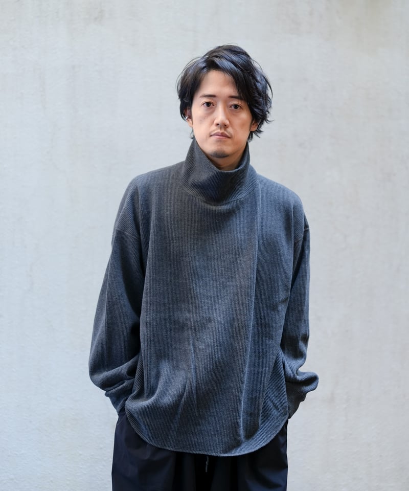 MBハイエンド ワッフルカットソーオフタートル | MB -there is a MBハイエンド ワッフルカットソーオフタートル | MB -there is a