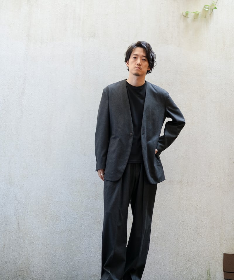 MBハイエンド尾州ウール クラシックハイウエストワイド MBハイエンド尾州ウール クラシックハイウエストワイド