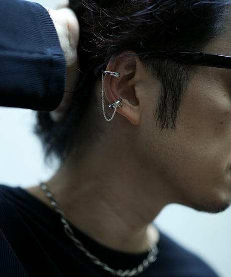 OX JEWELRY High-End Ear Caff "Chain"(外れにくい最強イヤーカフと連結可能)