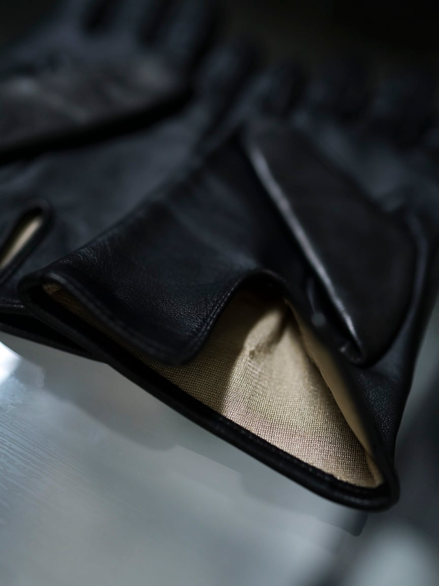 MB ULTIMATE FABRIC パーマネントレザーグローブ/シルクライナー MB ULTIMATE FABRIC パーマネントレザーグローブ/シルクライ