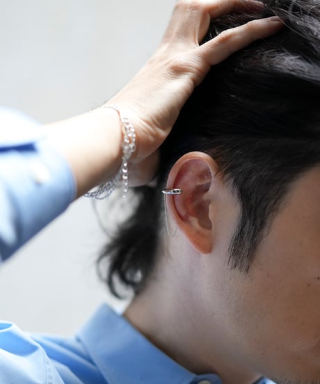 OX JEWELRY High-End Ear Caff "Chain"(外れにくい最強イヤーカフと連結可能)