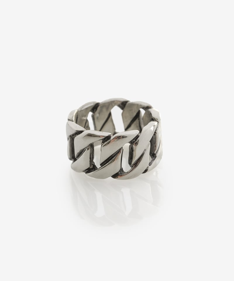 アクセサリー OX JEWELRY Big Chain Ring 9/28発売】OX JEWELRy VINTAGE Chain Ring | MB -the