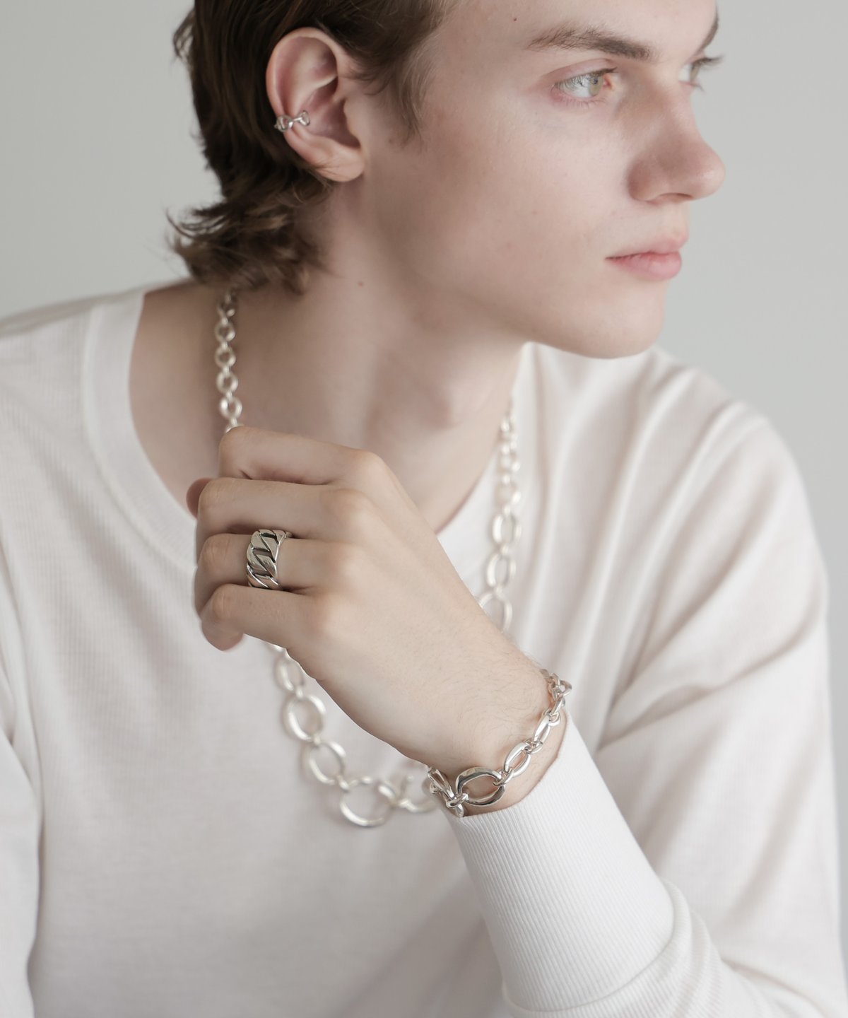 OX JEWELRy VINTAGE Chain Ring | MB -there is a