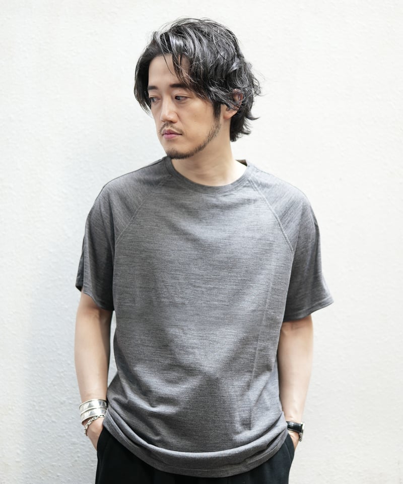 MBハイエンド尾州ウールTシャツ ルーズフィットモデル | MB -there is ...